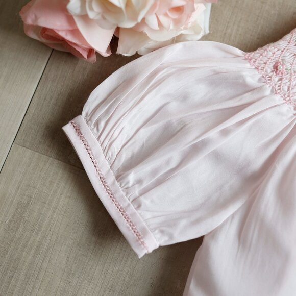 Pink Pearl Flower Bishop Dress Feltman Brothers Pearls RARE SIZES NWT - Picture 5 of 6